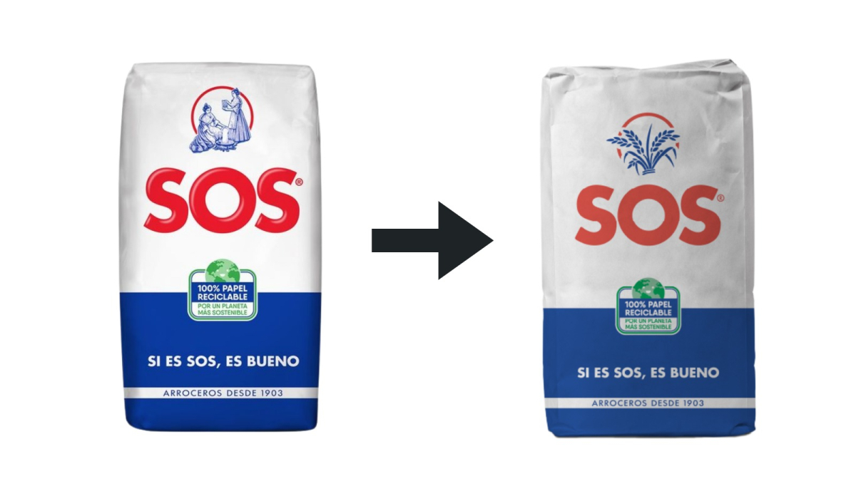 El arroz SOS quita la imagen de las falleras de sus envases