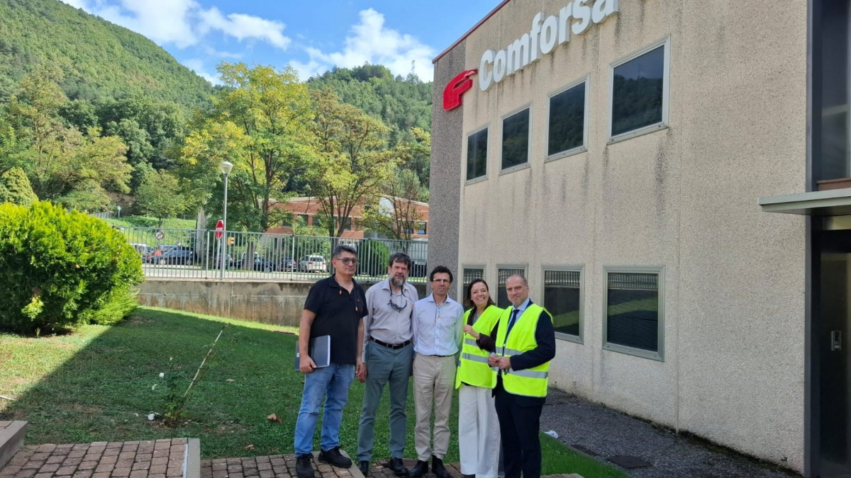 Santa Bárbara and KNDS visit Catalan steelmaker Comforsa