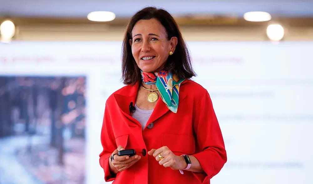 Ana Botín, presidenta de Santander.
