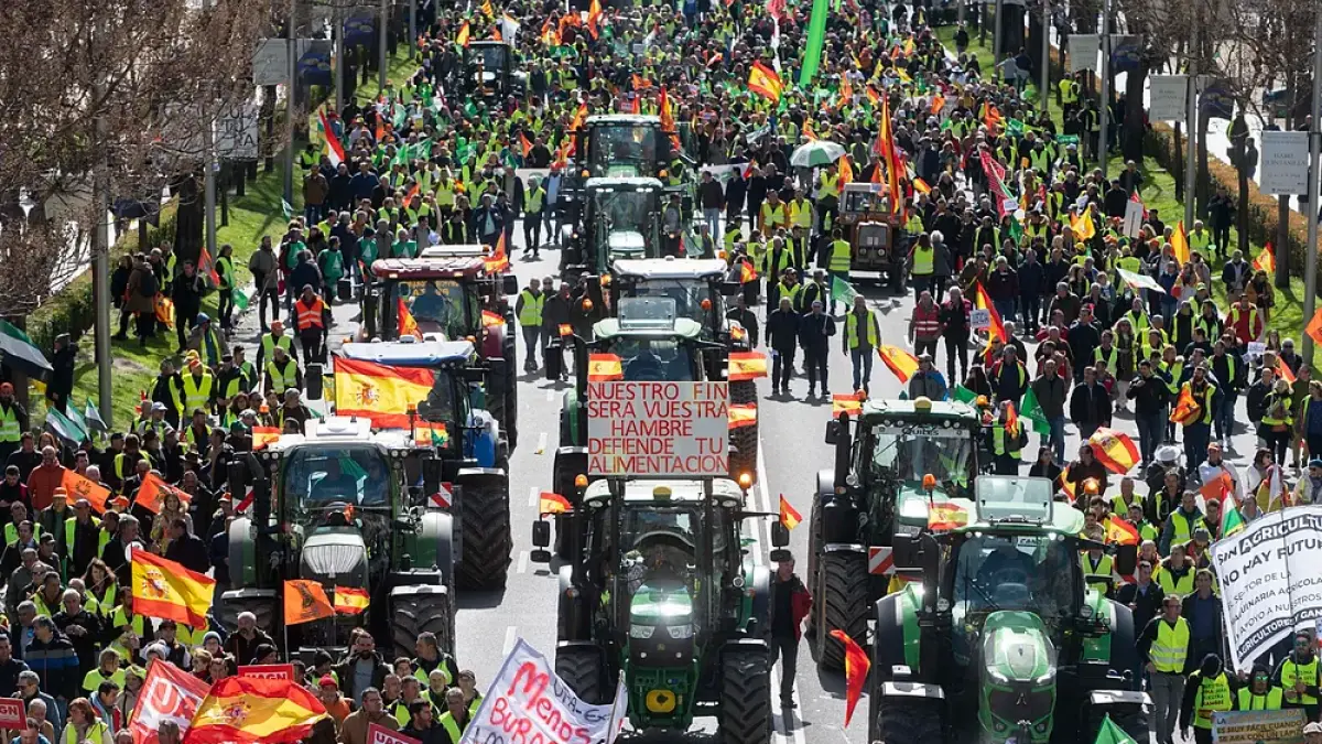 Guiños fiscales al campo, que mantiene su gran tractorada en Madrid del 28 de octubre