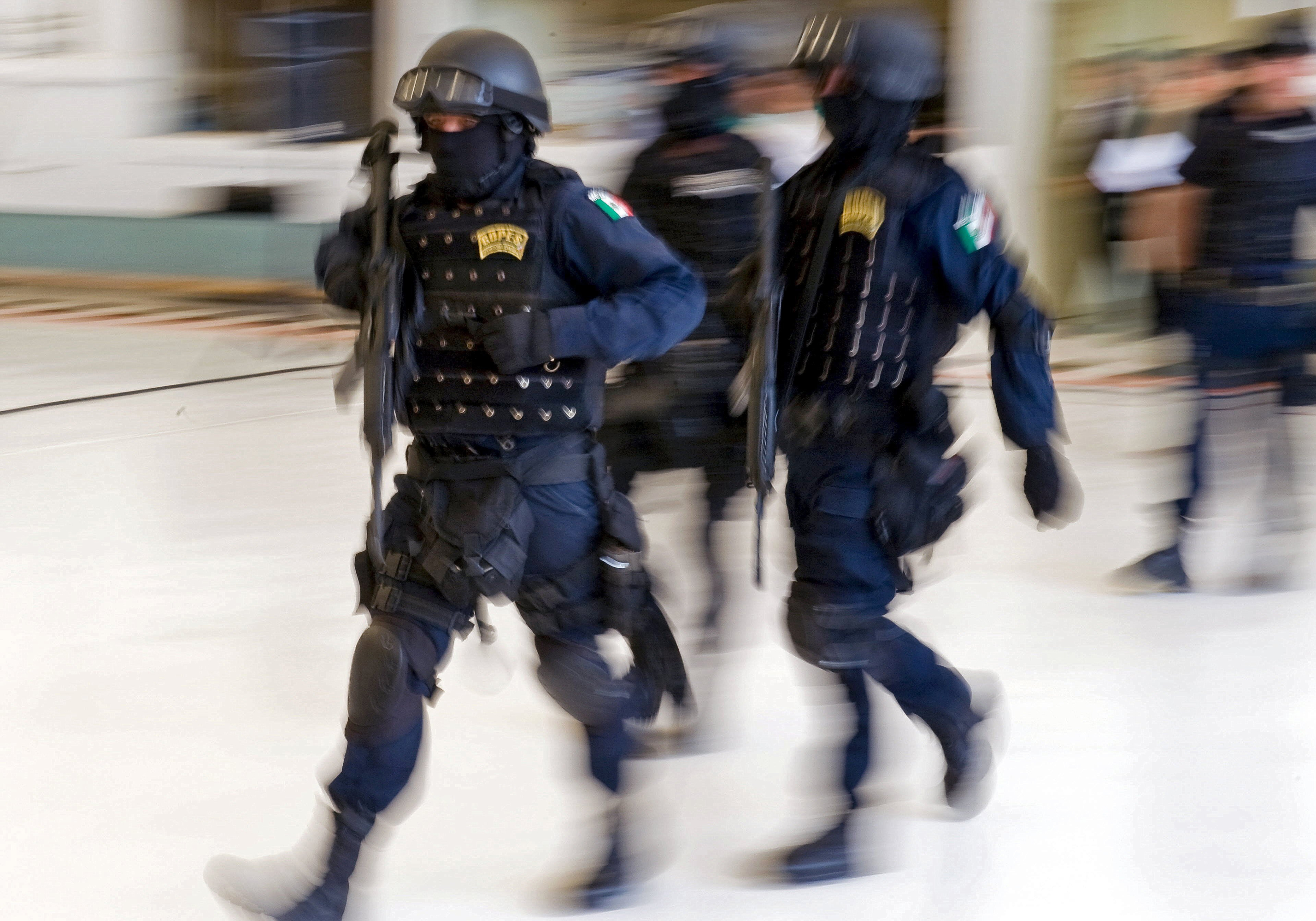 Policías mexicanos en una imagen de archivo.