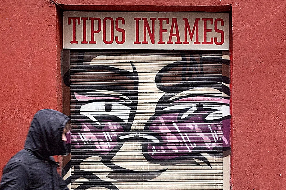 La librería Tipos Infames cerró sus puertas el pasado febrero en Malasaña.