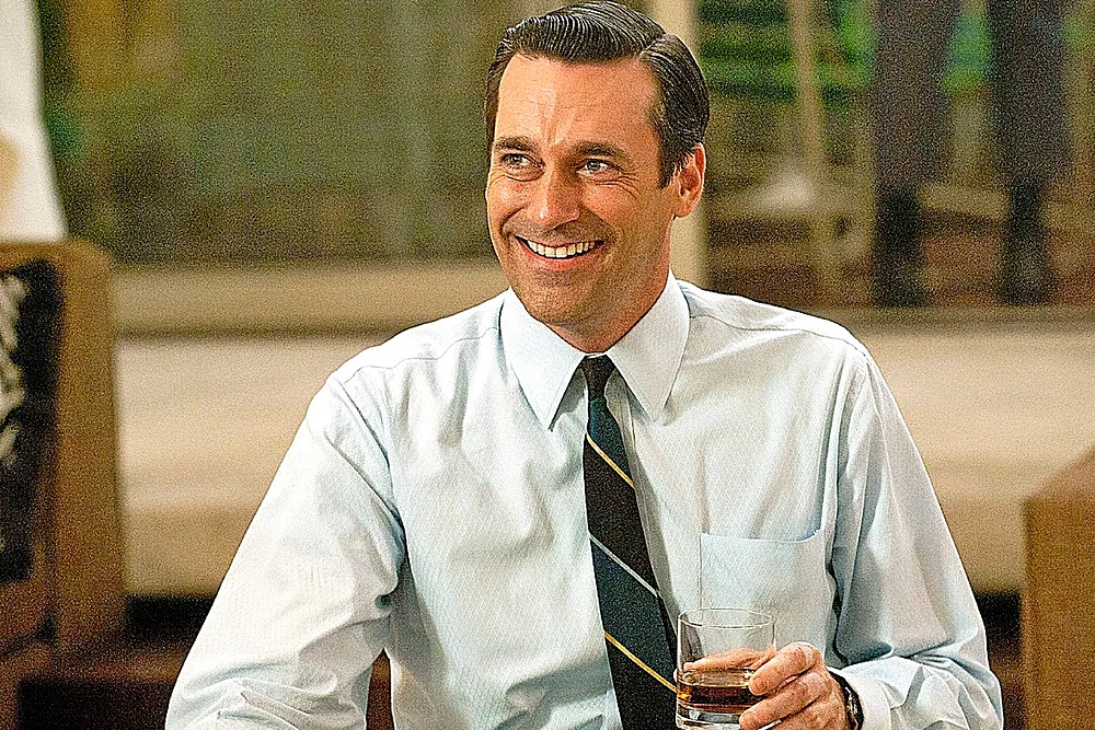 Don Draper encarna en 'Mad Men' a un ejecutivo de éxito de los años 60, brillante, ambicioso y muy poderoso.