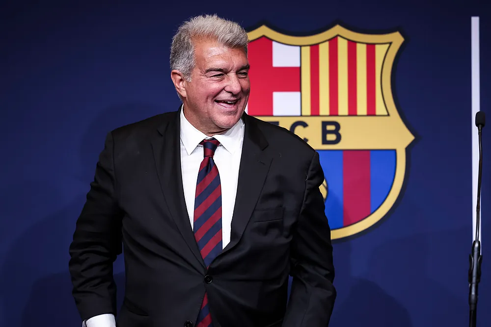 Joan Laporta, presidente del FC Barcelona.