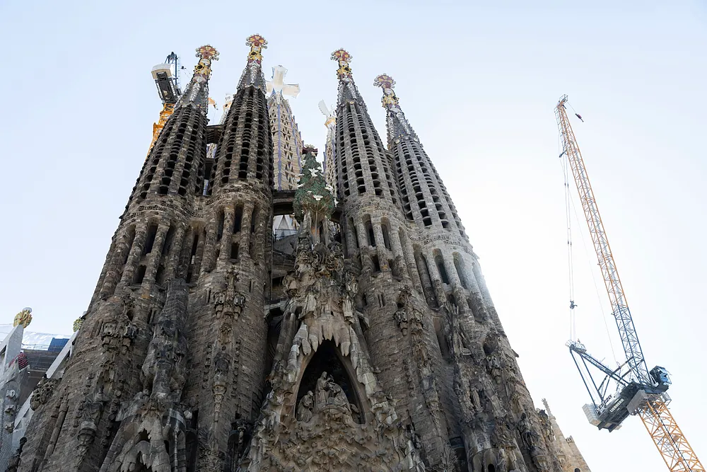 La Sagrada Familia de Barcelona.
