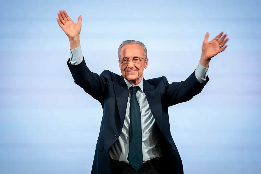 El presidente del Real Madrid, Florentino Pérez.