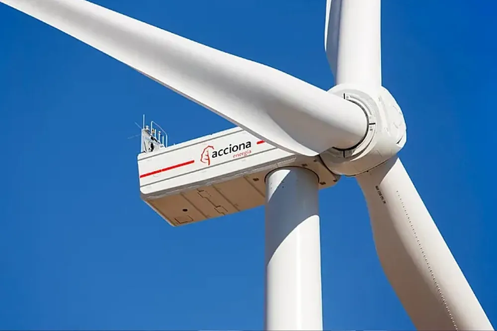 Aerogenerador de Acciona Energía.