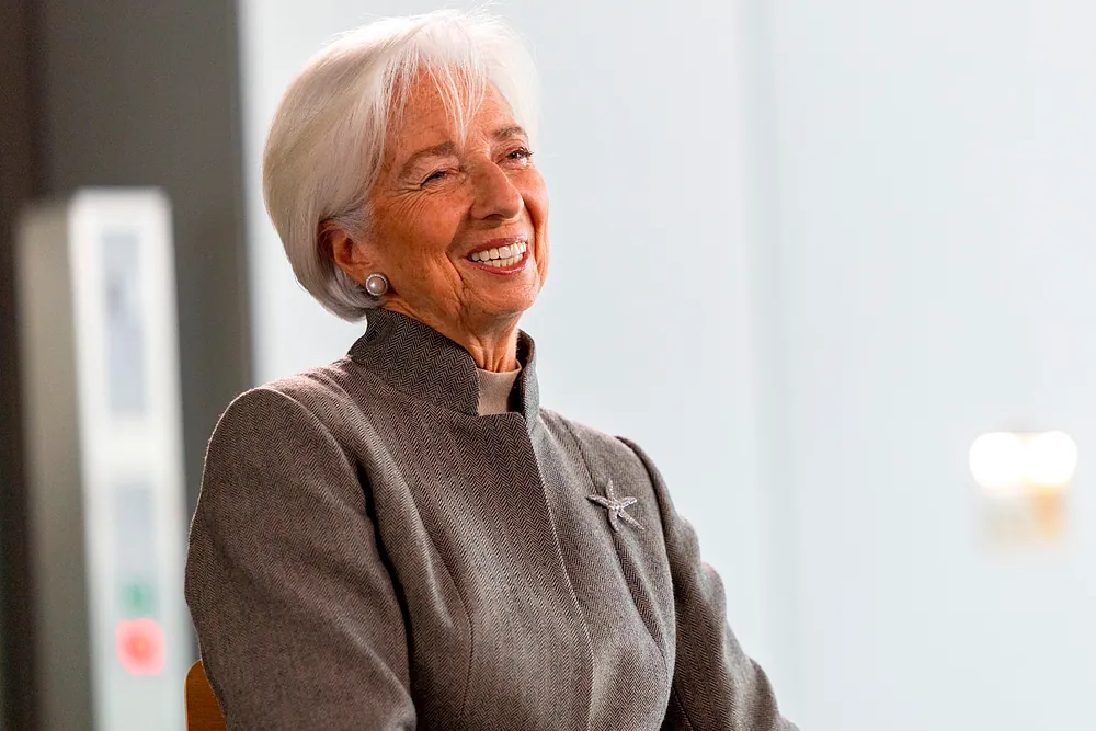 Christine Lagarde, presidenta del Banco Central Europeo.