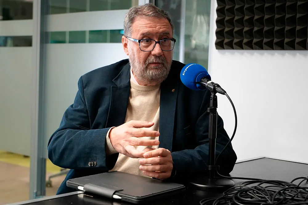 Antonio Castelo, analista de iBroker, durante la grabación del pódcast.