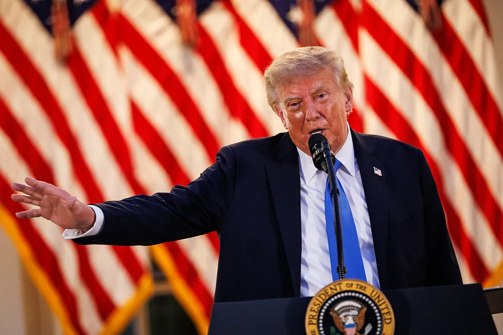 El presidente de EEUU, Donald Trump.